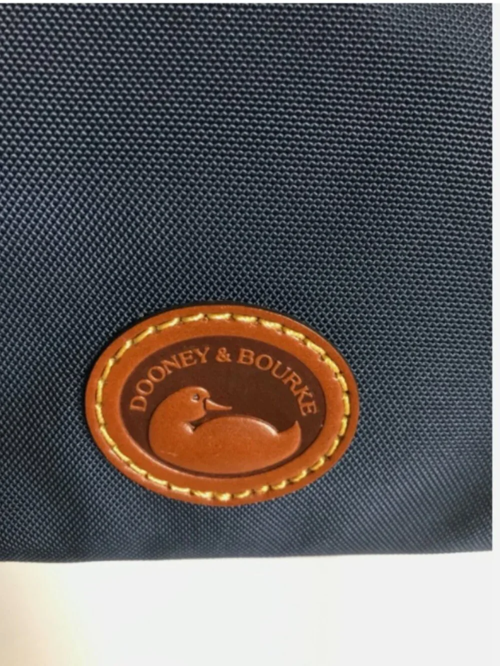 Dooney and Bourke Navy Nylon Crossbody Adj Strap